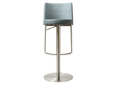 Vogue Teal Fabric/PU Bar Stool - 2